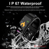 The 115 Plus Smart Watch with HR & BP Monitor, Call & MSG Notifications (similar to Fitbit Alta) - Ripe Pickings