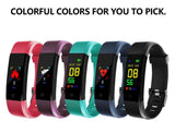 The 115 Plus Smart Watch with HR & BP Monitor, Call & MSG Notifications (similar to Fitbit Alta) - Ripe Pickings