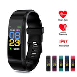The 115 Plus Smart Watch with HR & BP Monitor, Call & MSG Notifications (similar to Fitbit Alta) - Ripe Pickings