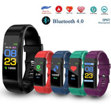 The 115 Plus Smart Watch with HR & BP Monitor, Call & MSG Notifications (similar to Fitbit Alta) - Ripe Pickings