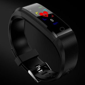The 115 Plus Smart Watch with HR & BP Monitor, Call & MSG Notifications (similar to Fitbit Alta) - Ripe Pickings