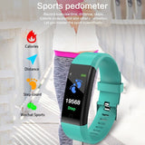 The 115 Plus Smart Watch with HR & BP Monitor, Call & MSG Notifications (similar to Fitbit Alta) - Ripe Pickings