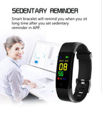 The 115 Plus Smart Watch with HR & BP Monitor, Call & MSG Notifications (similar to Fitbit Alta) - Ripe Pickings