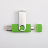 USB Flash Drive 32G + USB 2.0 Micro USB - Caps on Both Ends for Computers and Android Devices - Ripe Pickings