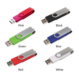 USB Flash Drive 32G + USB 2.0 Micro USB - Caps on Both Ends for Computers and Android Devices - Ripe Pickings