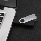 USB Flash Drive 32G + USB 2.0 Micro USB - Caps on Both Ends for Computers and Android Devices - Ripe Pickings