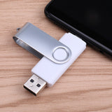 USB Flash Drive 32G + USB 2.0 Micro USB - Caps on Both Ends for Computers and Android Devices - Ripe Pickings
