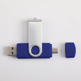 USB Flash Drive 32G + USB 2.0 Micro USB - Caps on Both Ends for Computers and Android Devices - Ripe Pickings
