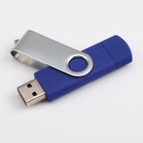 USB Flash Drive 32G + USB 2.0 Micro USB - Caps on Both Ends for Computers and Android Devices - Ripe Pickings