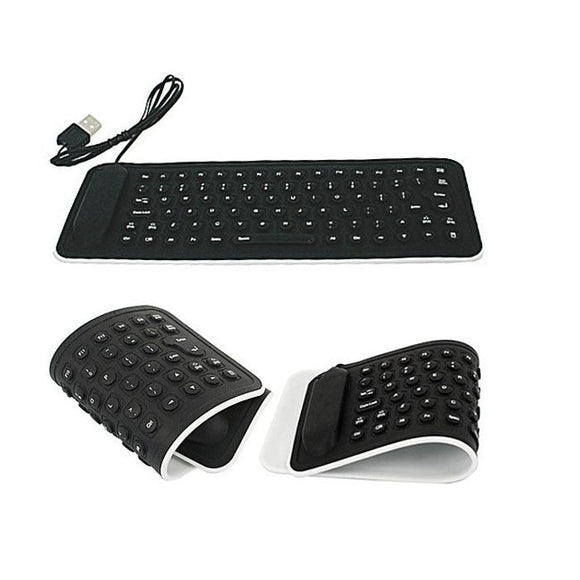 USB Mini Foldable and Flexible Silicone Keyboard for Laptop and Computers - Ripe Pickings