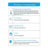 V9 Body Temperature Monitoring Watch with Vibration Alarm & Stopwatch - Ripe Pickings