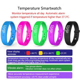 V9 Body Temperature Monitoring Watch with Vibration Alarm & Stopwatch - Ripe Pickings