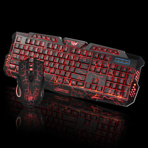 Wired 2.4G LED Gaming keyboard and Mouse Set - Ripe Pickings