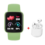 Y68S Macaron Smart Watch + Air Pro 4 TWS Wireless Earbuds & Charger Case - Ripe Pickings