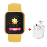 Y68S Macaron Smart Watch + Air Pro 4 TWS Wireless Earbuds & Charger Case - Ripe Pickings