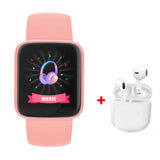 Y68S Macaron Smart Watch + Air Pro 4 TWS Wireless Earbuds & Charger Case - Ripe Pickings